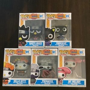 Funko POP Naruto Shippiden X Hello Kitty & Friends Sanrio Set